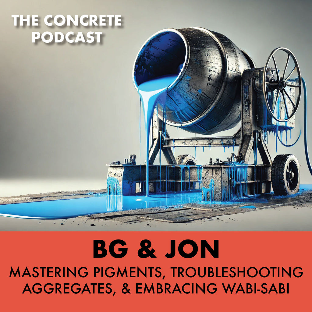 Mastering Pigments, Troubleshooting Aggregates, and Embracing Wabi-Sabi in Concrete Design